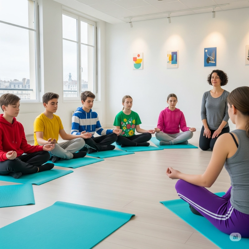 atelier de sophrologie dans un collège